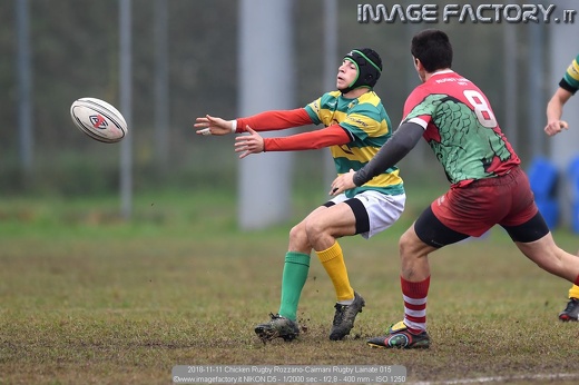 2018-11-11 Chicken Rugby Rozzano-Caimani Rugby Lainate 015